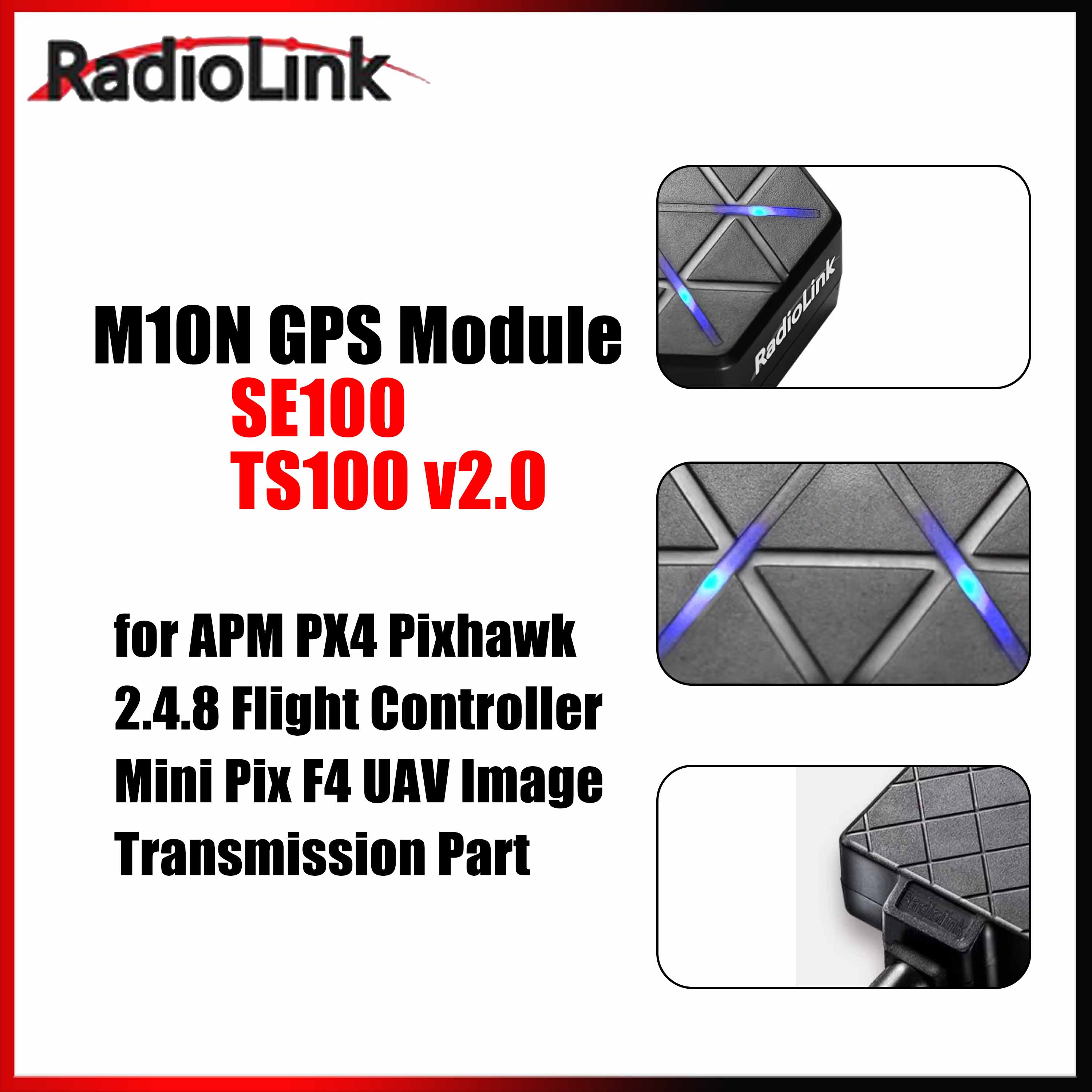 Drone Kit Hexacopter - RadioLink SE100 TS100 v2.0 M10N Modulo